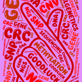 Word2art Wallpapers-Gene MedicalGenetics NGS Sequencing GoodLuck CRC Methylation SNP CNV HappyNewYear DNA Chromosome Chromatin